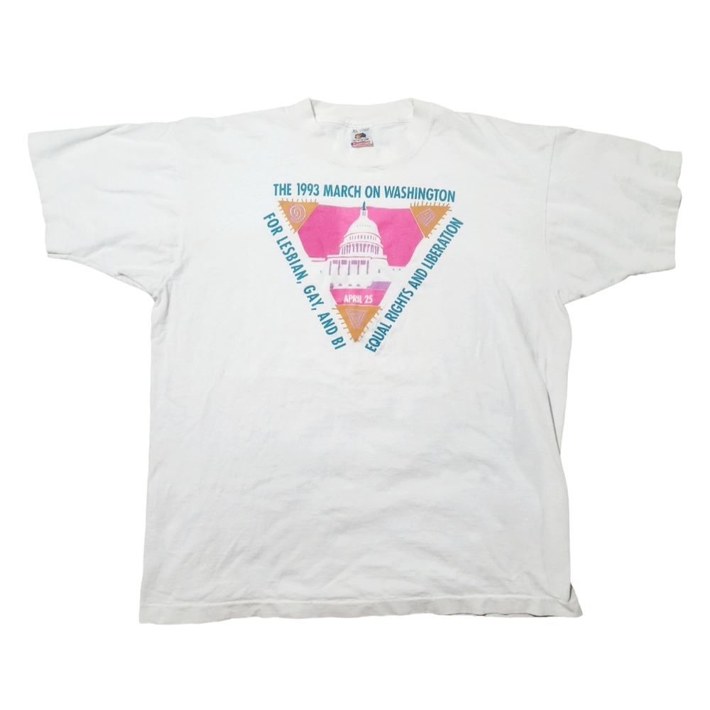 1993 vintage LGBTQ equal rights tee